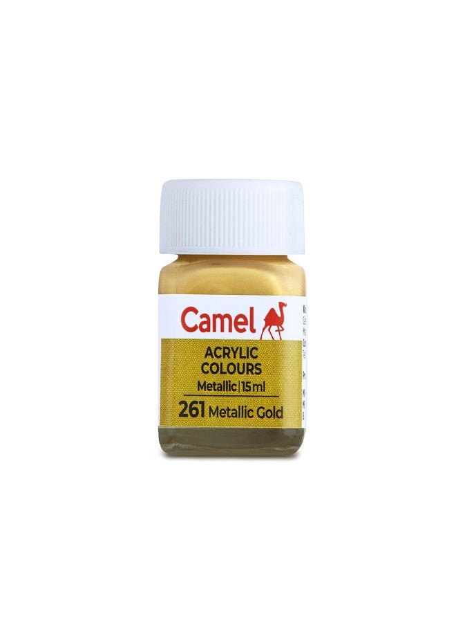 كاميل مجموعة ألوان كاميل أكريليك ألترا، اللؤلؤية والمعدنية - عبوة من 20 لونًا - Image 4